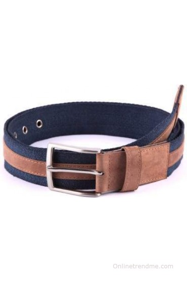 Bluth Men, Women Casual Blue Canvas Belt(Blue)